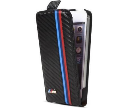 Etui do iPhone 5/5s/SE BMW Motorsport Flapcase - czarne