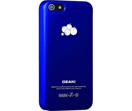 Etui do iPhone 5/5s/SE Ozaki O!coat Fruit - granatowe