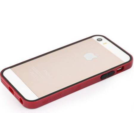 Etui do iPhone 5/5s/SE X-Doria New Bump - czerwone