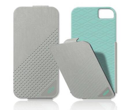 Etui do iPhone 5/5s/SE X-Doria Dash Flip - szare 