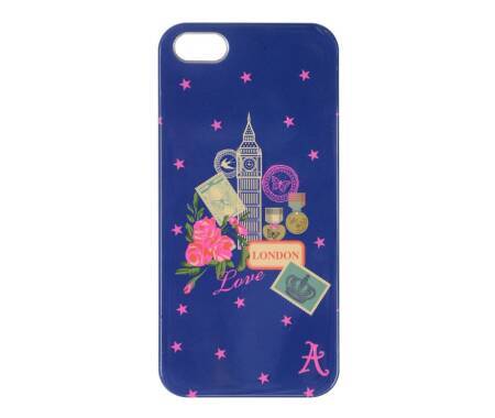 Etui do iPhone 5/5s/SE Accessorize London - granatowe