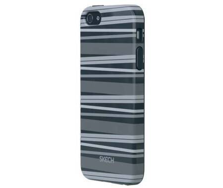 Etui do iPhone 5/5s/SE Skech Groove - szare 