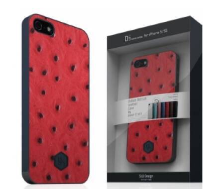 Etui do iPhone 5/5s/SE SLG Design D3 IOL - Czerwone