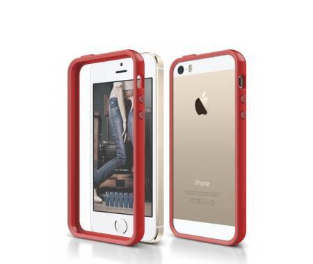 Etui do iPhone 5/5S/SE Elago S5 Bumper - czerwone