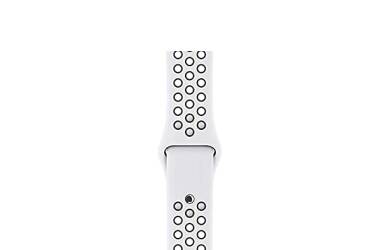 Outlet Pasek do Apple Watch 1/2/3 38mm Apple - platyna/czerń