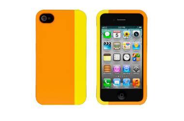 Etui do iPhone 4/4S XtremeMac Microshield Slice - pomarańczowo-żółte