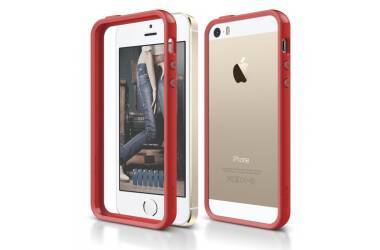 Etui do iPhone 5/5S/SE Elago S5 Bumper - czerwone