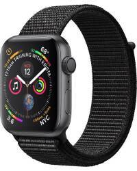 Outlet Apple Watch 4 44mm GPS z czarnym paskiem nylonowym - gwiezdna szarość - zdjęcie 1