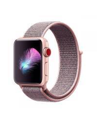  Outlet Pasek do Apple Watch 40mm z plecionego nylonu w kolorze piaskowego różu  - zdjęcie 1