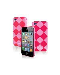 Etui do iPhone 4/4s PURO Rhomby Cover - różowe  - zdjęcie 1