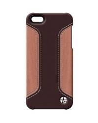 Etui do iPhone SE/ 5S Trexta Coupe - brązowe - zdjęcie 1