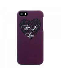 Etui do iPhone SE/ 5/5S Liu Jo Heart  Hardcase - różowe - zdjęcie 1