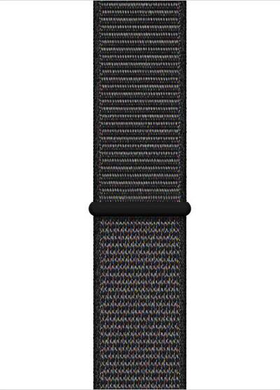 Outlet Apple Watch 4 44mm GPS z czarnym paskiem nylonowym - gwiezdna szarość - zdjęcie 4