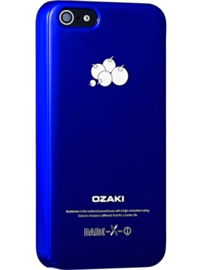 Etui do iPhone 5/5s/SE Ozaki O!coat Fruit - granatowe - zdjęcie 1