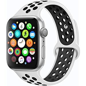 Outlet Pasek do Apple Watch 1/2/3 38mm Apple - platyna/czerń - zdjęcie 2