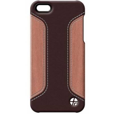 Etui do iPhone SE/ 5S Trexta Coupe - brązowe - zdjęcie 1