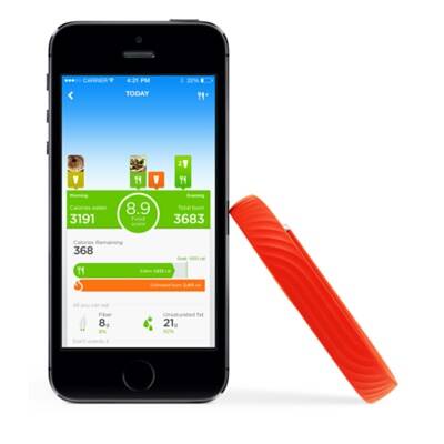 Outlet Bransoletka Jawbone Up 24 - pomarańczowa - zdjęcie 3