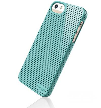 Etui do iPhone 5/5S/SE Elago S5 Breath Case - niebieskie - zdjęcie 1