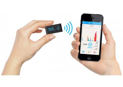 Outlet Monitor aktywności fizycznej Withings Pulse O2 - niebieski - zdjęcie 2